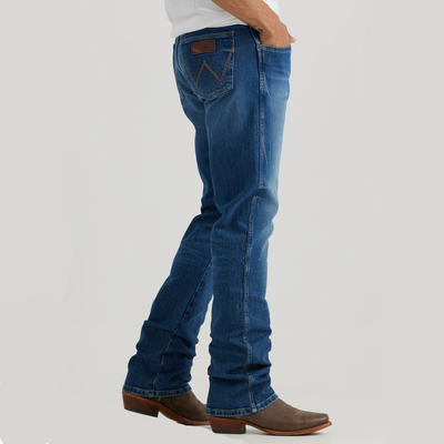 Wrangler Mens Retro Slim Boot Cut Jeans
