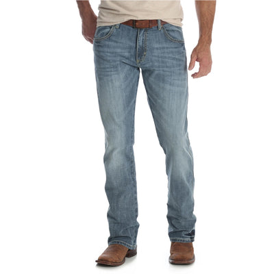 Wrangler Mens Retro Slim Bootcut Jeans