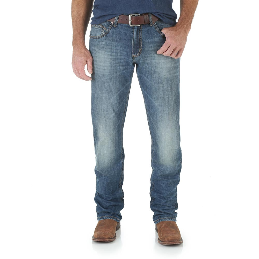 Wrangler Mens Retro Slim Fit Jeans in Cottonwood - WLT88CW