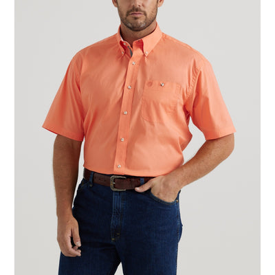 Wrangler Mens George Strait Orange Shirt