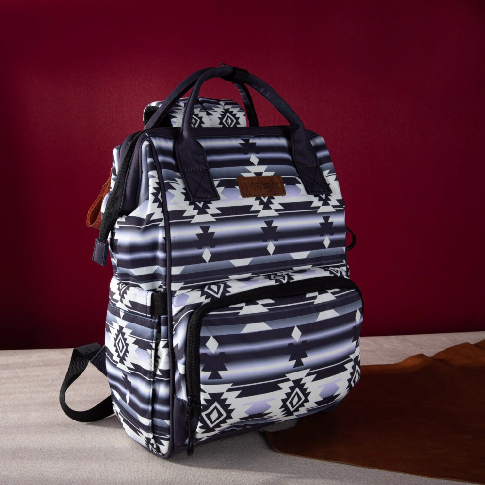 Wrangler Womens Allover Dual Sided Backpack - WG2204-9110-BK