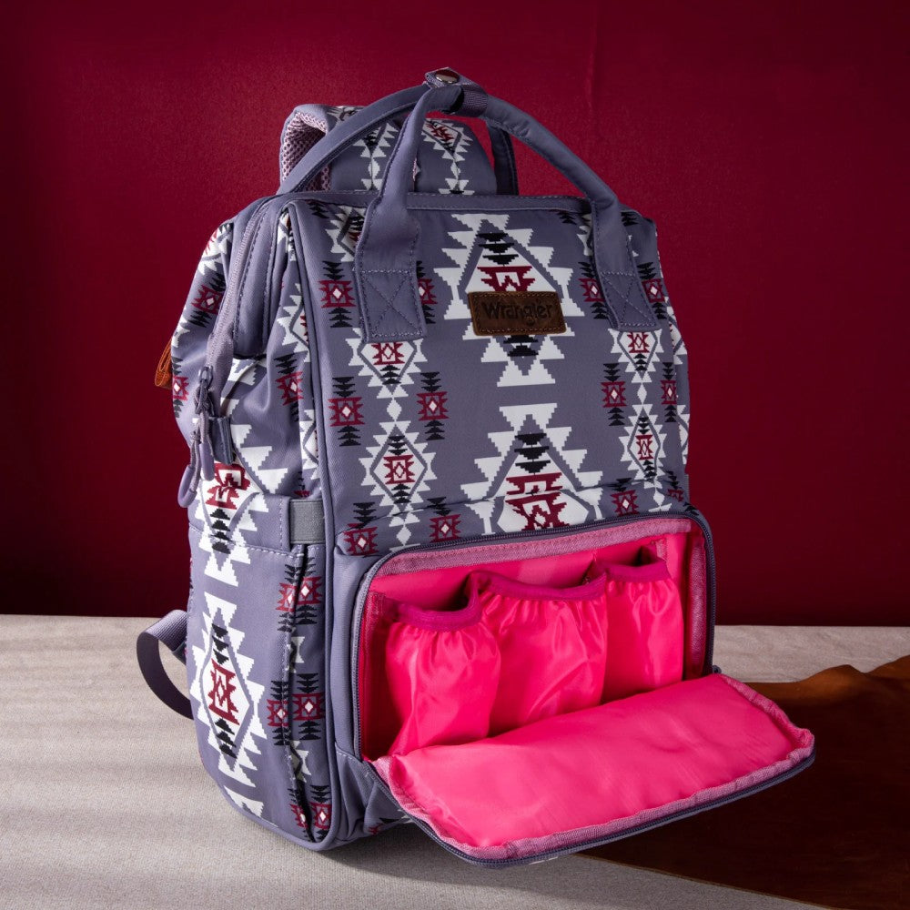 Wrangler Womens Allover Dual Sided Backpack  – WG2204-9110-LV