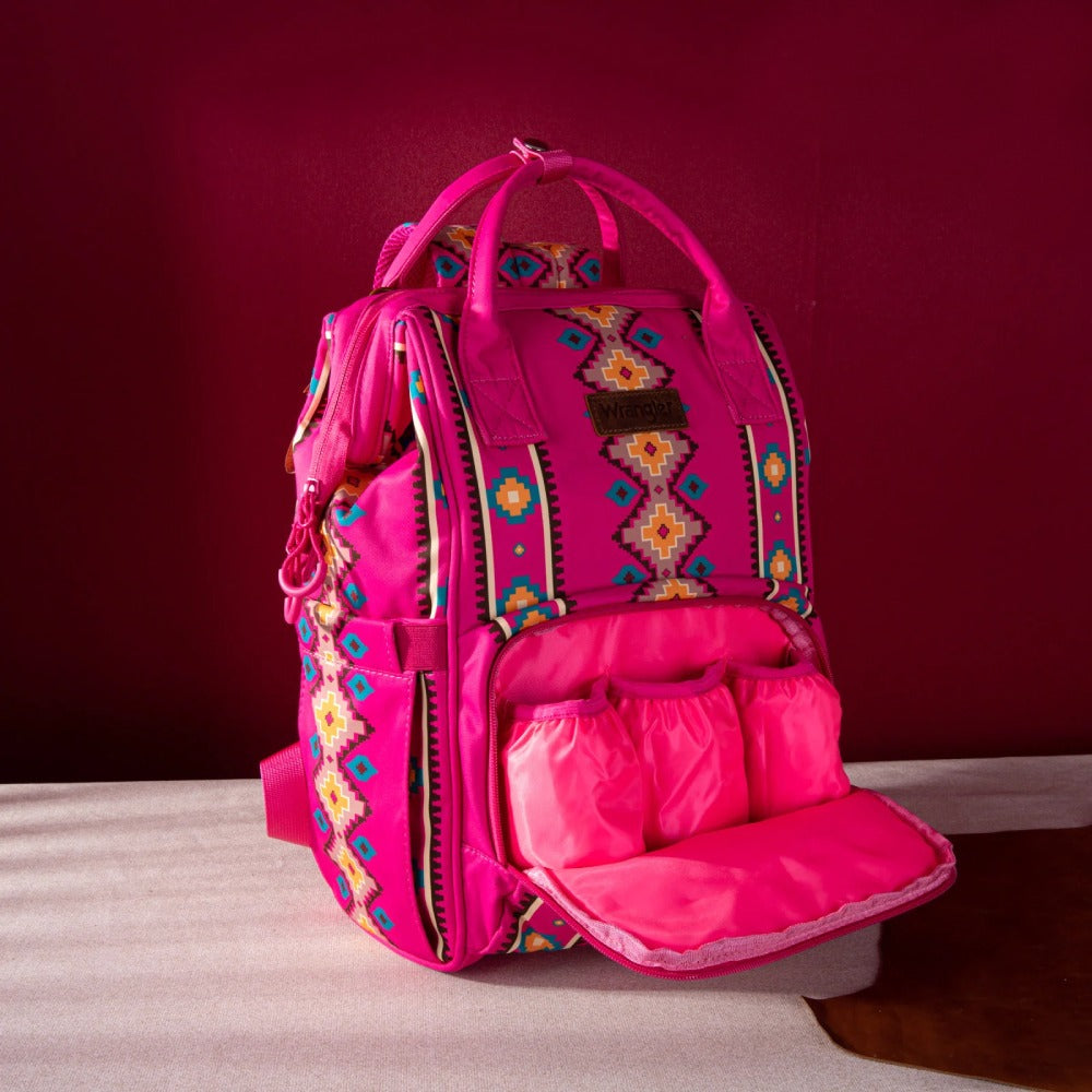 Wrangler Womens Allover Dual Sided Backpack - WG2204-9110-HPK