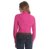 Wrangler Womens Pink Long Sleeve Solid Shirt