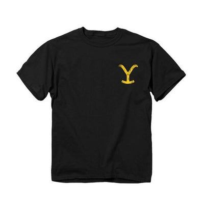 Yellowstone Mens Dutton Black T-Shirt