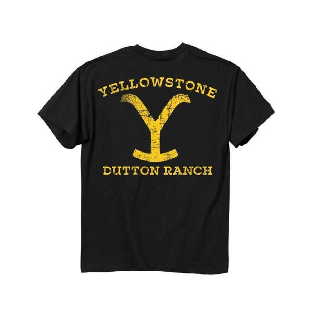 Yellowstone Mens Dutton Black T-Shirt