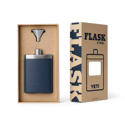 Yeti 7oz Stainless Steel Flask Navy - YFLASKNAVY