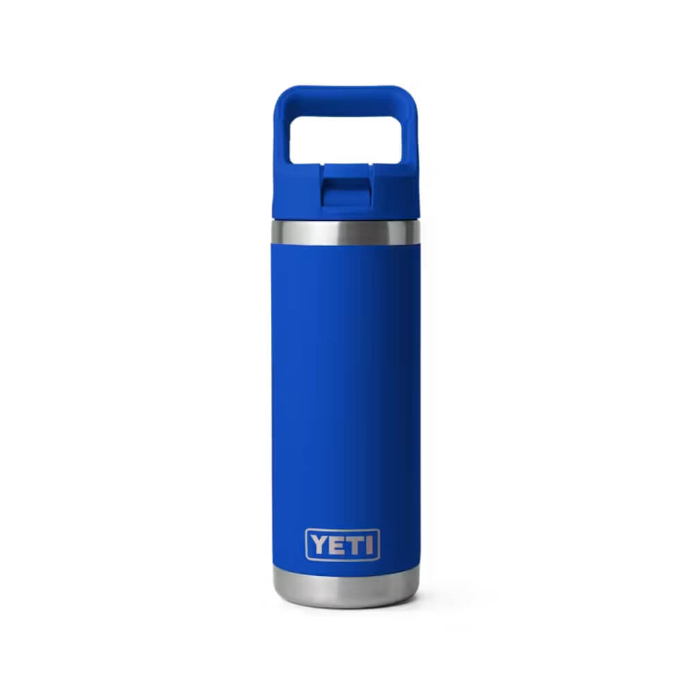 Yeti Rambler 18 oz Bottle With Straw Cap - YRAM18STRAWROYALBLUE