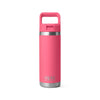 Yeti Rambler 18 oz Bottle With Straw Cap - YRAM18STRAWTROPICALPINK