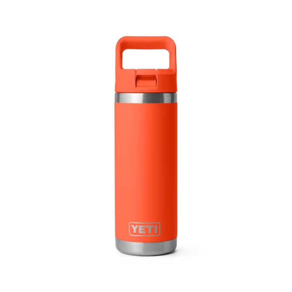 Yeti Rambler 18 oz Bottle with Straw Cap Papaya - YRAM18STRAWBOTTLEPAPAYA