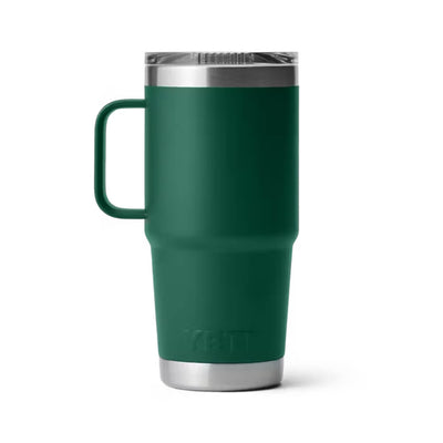 Yeti Rambler 20 oz Travel Mug With Stronghold Lid Black Forest Green - YRAM20MUGBLKFORESTGRN