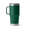 Yeti Rambler 20 oz Travel Mug With Stronghold Lid Black Forest Green - YRAM20MUGBLKFORESTGRN