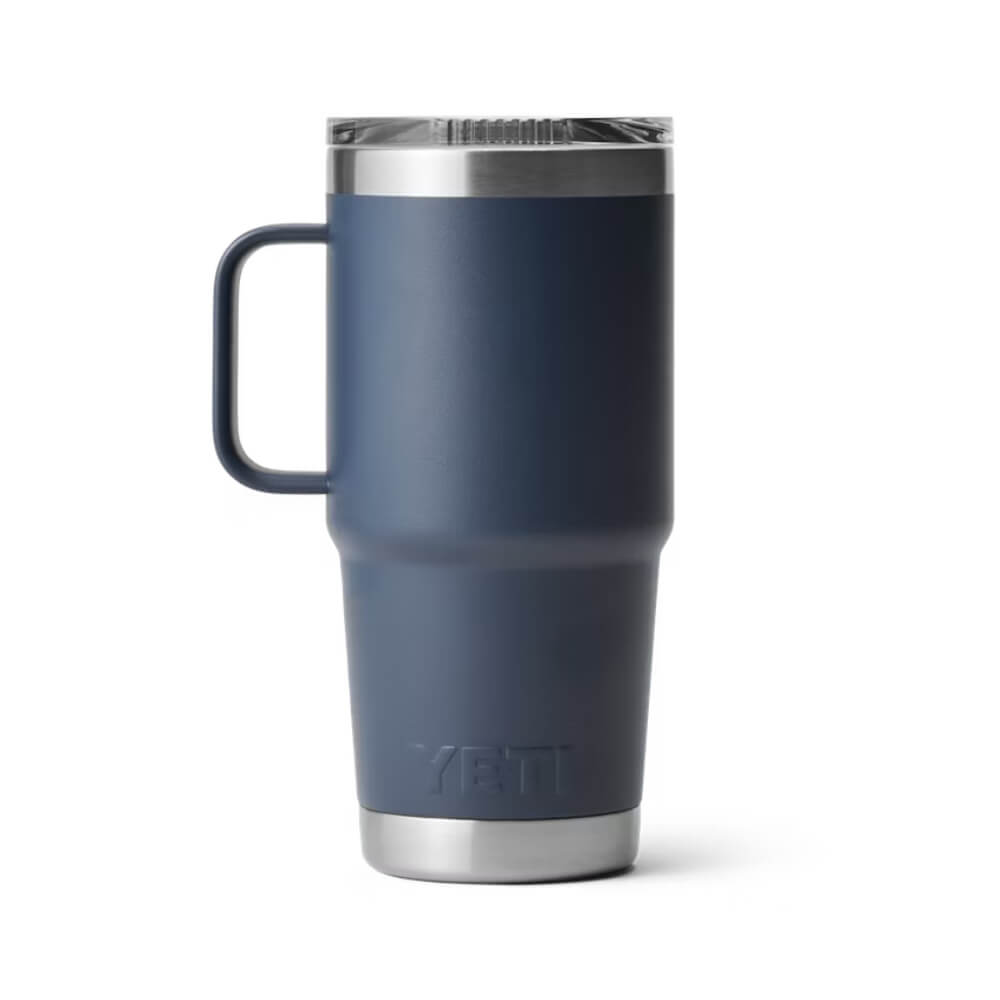 Yeti Rambler Navy 20 oz Travel Mug With Stronghold Lid