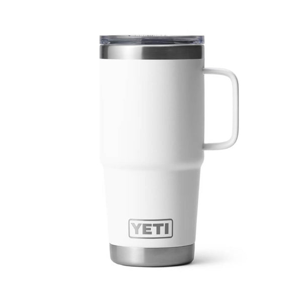 Yeti Rambler White 20 oz Travel Mug With Stronghold Lid