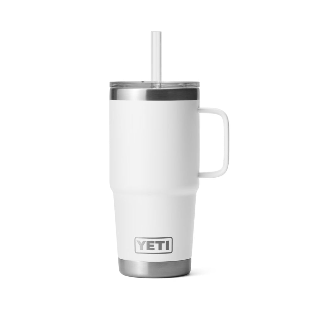 Yeti Rambler 25 oz Mug with Straw Lid | White | Buy Now