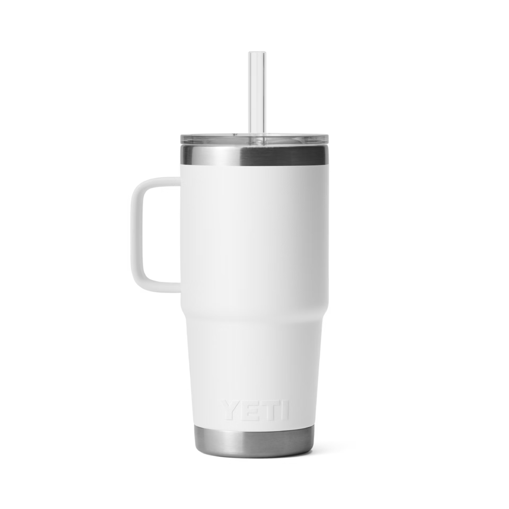 Yeti Rambler 25 oz Mug with Straw Lid - YRAM25STRAWMUGWHITE