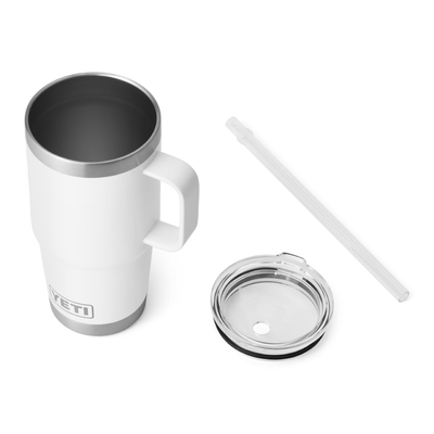 Yeti Rambler 25 oz Mug with Straw Lid - YRAM25STRAWMUGWHITE
