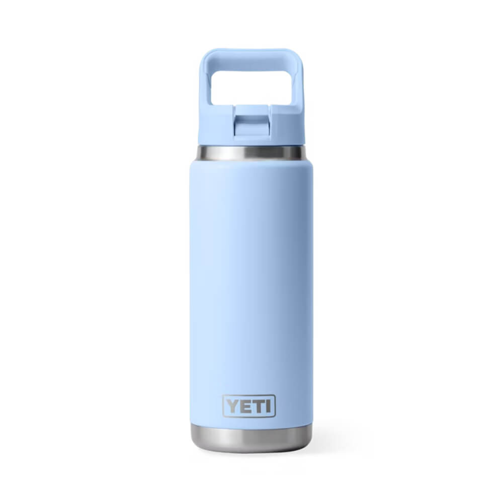 Yeti Rambler 26 oz Bottle With Straw Cap Big Sky Blue - YRAM26STRABOTTLEBIGSKYBLUE