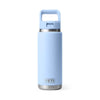 Yeti Rambler 26 oz Bottle With Straw Cap Big Sky Blue - YRAM26STRABOTTLEBIGSKYBLUE