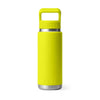 Yeti Rambler 26 oz Bottle With Straw Cap Firefly Yellow - YRAM26STRAWBOTTLEFIREFLYYELLOW