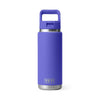 Yeti Rambler 26 oz Bottle With Straw Cap Ultramarine Violet - YRAM26STRAWBOTTLEULTRAMARINEVI