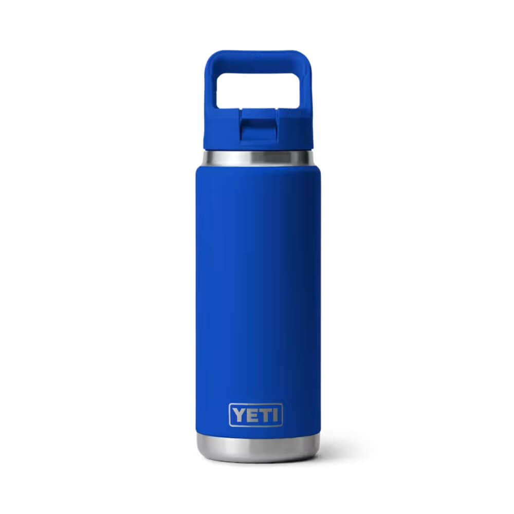 Yeti Rambler 26 oz Bottle With Straw Cap - YRAM26STRAWROYALBLUE