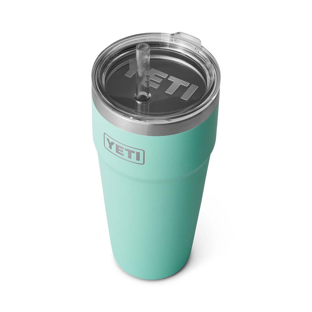 Yeti Rambler 26 oz Stackable Cup With Straw Lid - YRAM26STRAWCUPSEAFOAM