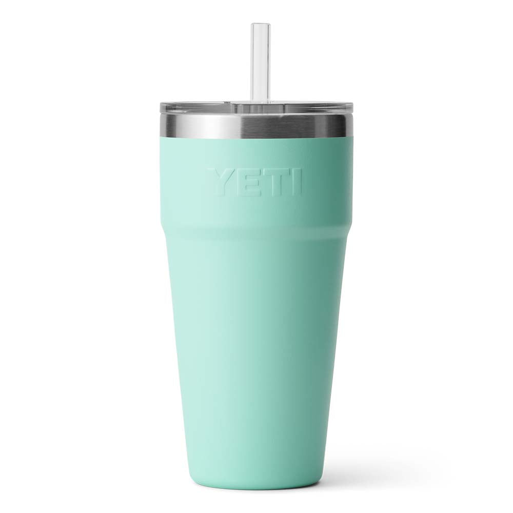 Yeti Rambler 26 oz Stackable Cup With Straw Lid - YRAM26STRAWCUPSEAFOAM