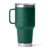 Yeti Rambler 30 oz Travel Mug with Strong Hold Lid Black Forest Green - YRAM30MUGBLKFORESTGRN