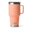 Yeti Rambler 30 oz Travel Mug with Strong Hold Lid - YRAM30MUGLOWCOUNTRYPEACH