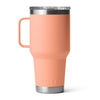 Yeti Rambler 30 oz Travel Mug with Strong Hold Lid - YRAM30MUGLOWCOUNTRYPEACH