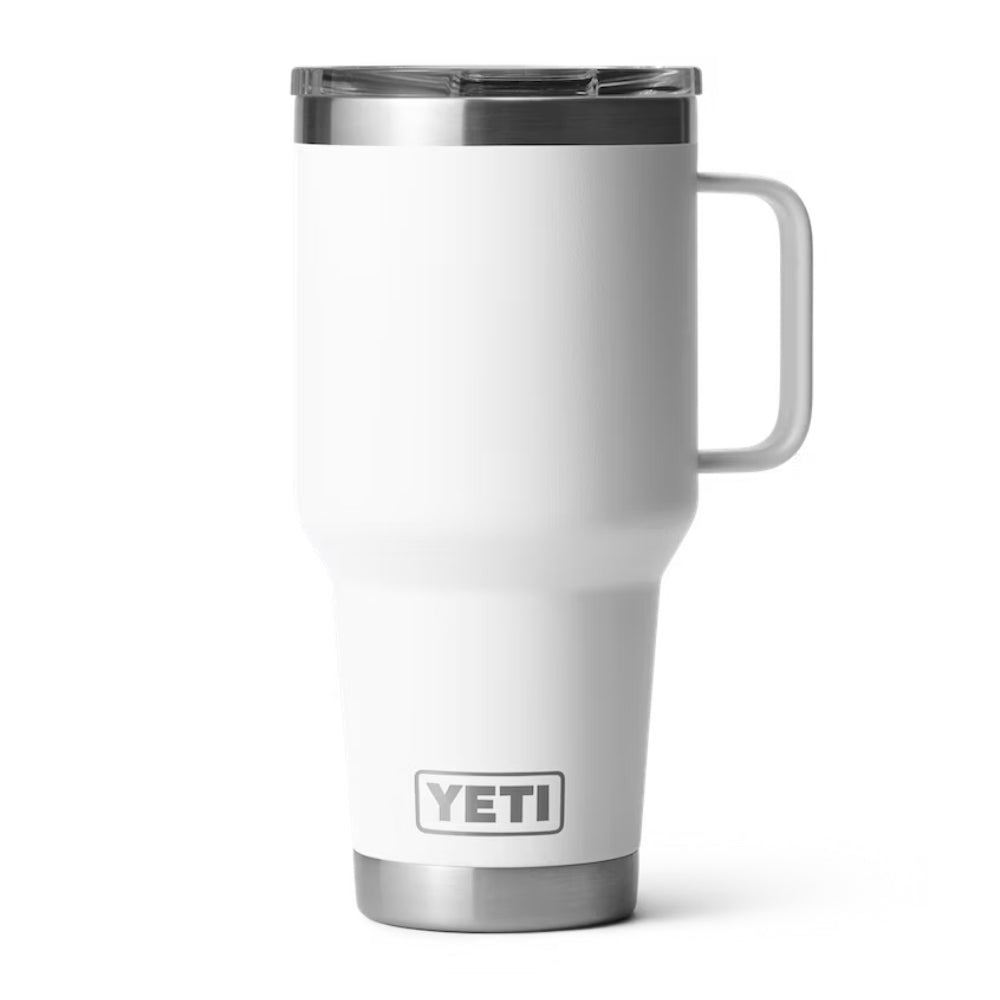 Yeti Rambler 30 oz Travel Mug with Strong hold Lid - YRAM30MUGWHITE