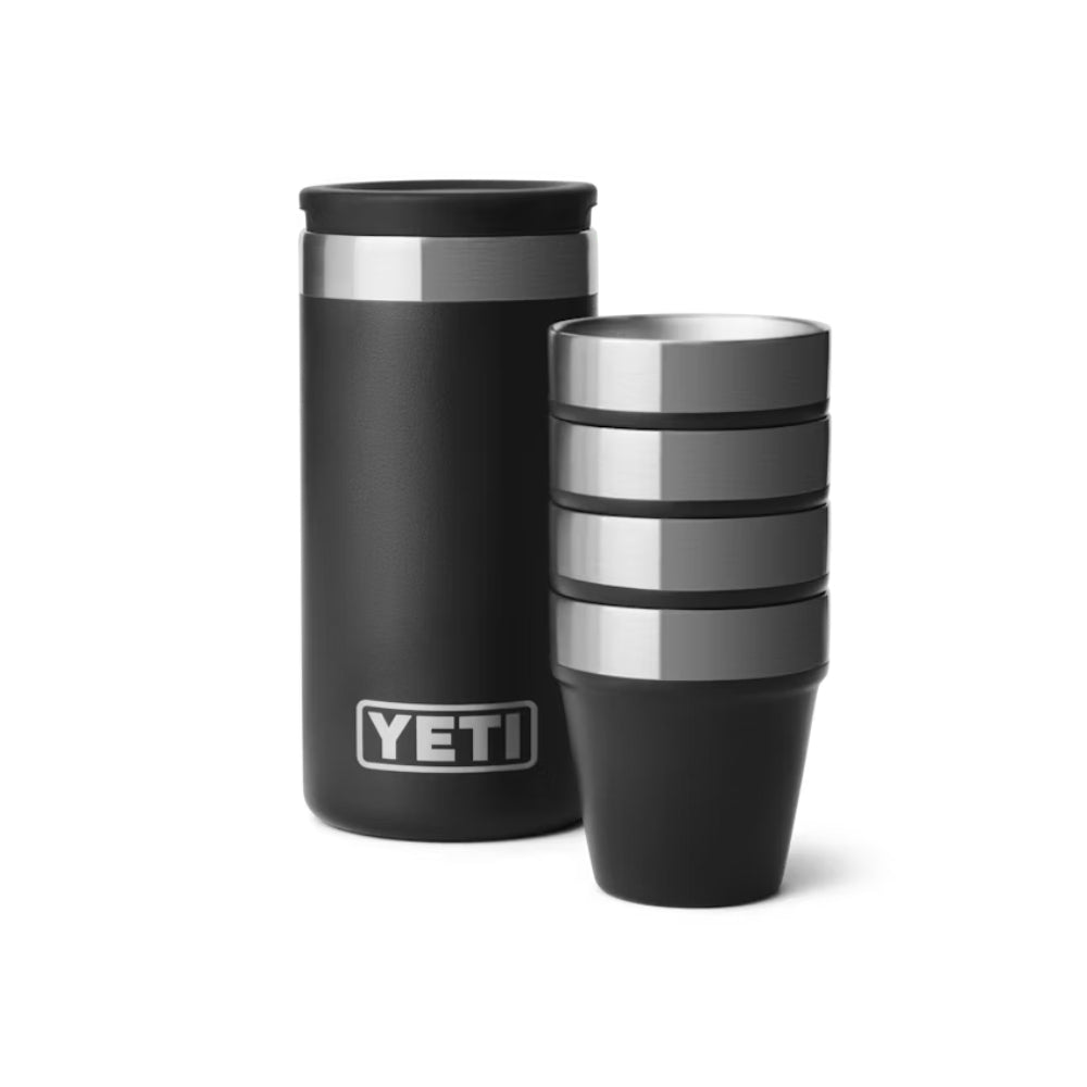 Yeti Shot Glasses With Carrying Case Black - YSHOTGLASSBLACK