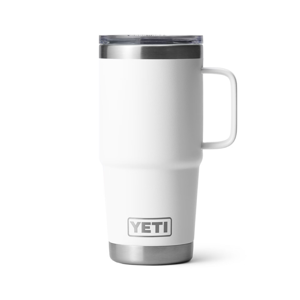 Yeti Rambler 20 oz Travel Mug With Stronghold Lid - YRAM20MUGWHITE