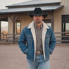 Tempco Mens Hank Sherpa Denim Jacket - TM9000