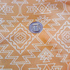 Tempco Mens Printed Western Short Sleeve Snap Polo Shirt Caramel