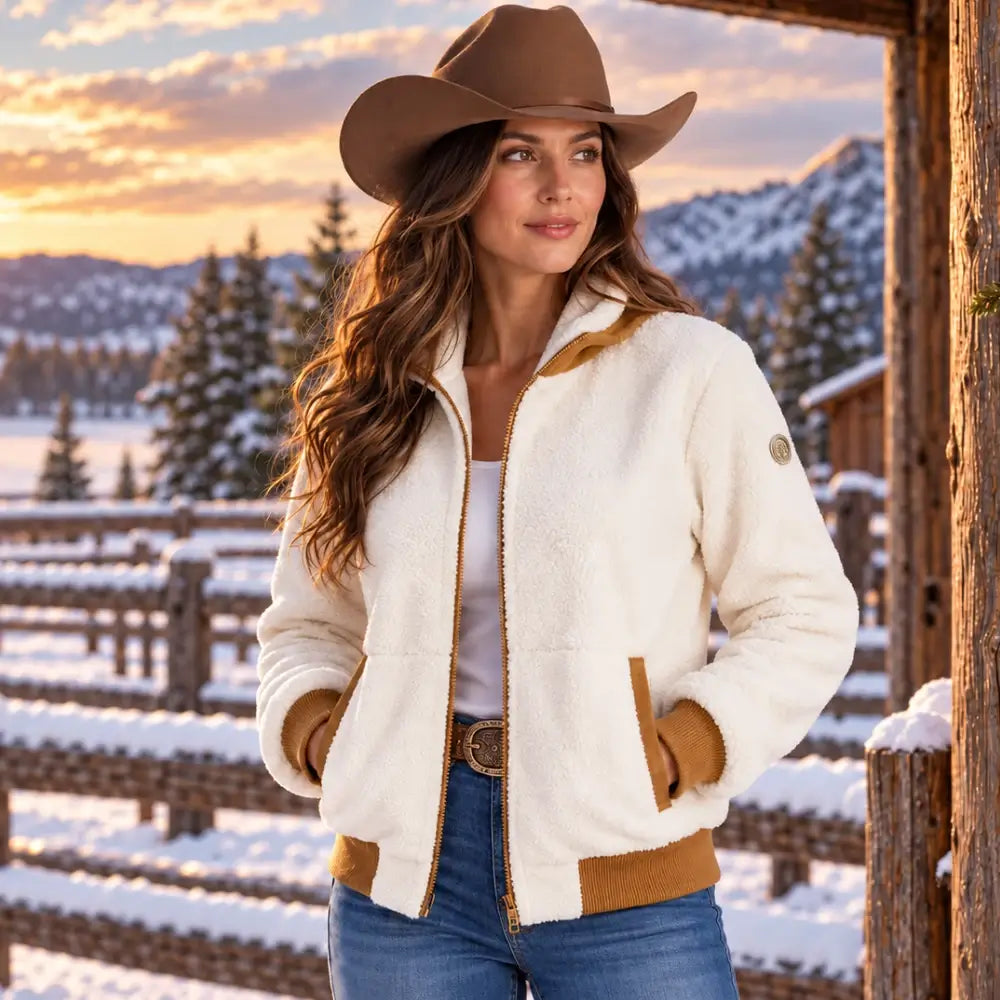 woman wearing a tempco jacket