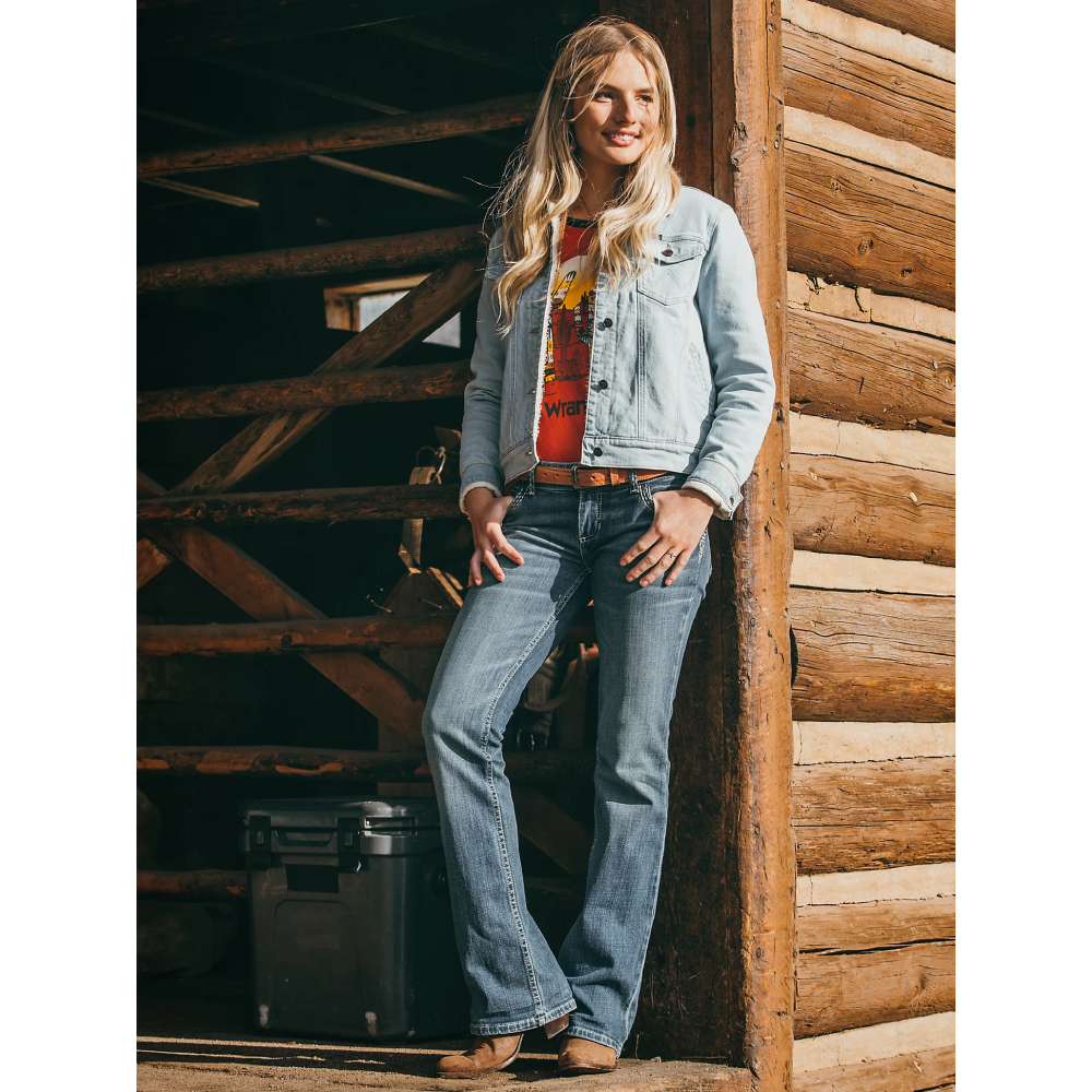 Wrangler Womens Retro Sadie Low Rise Bootcut Jeans - 1007MWZRT
