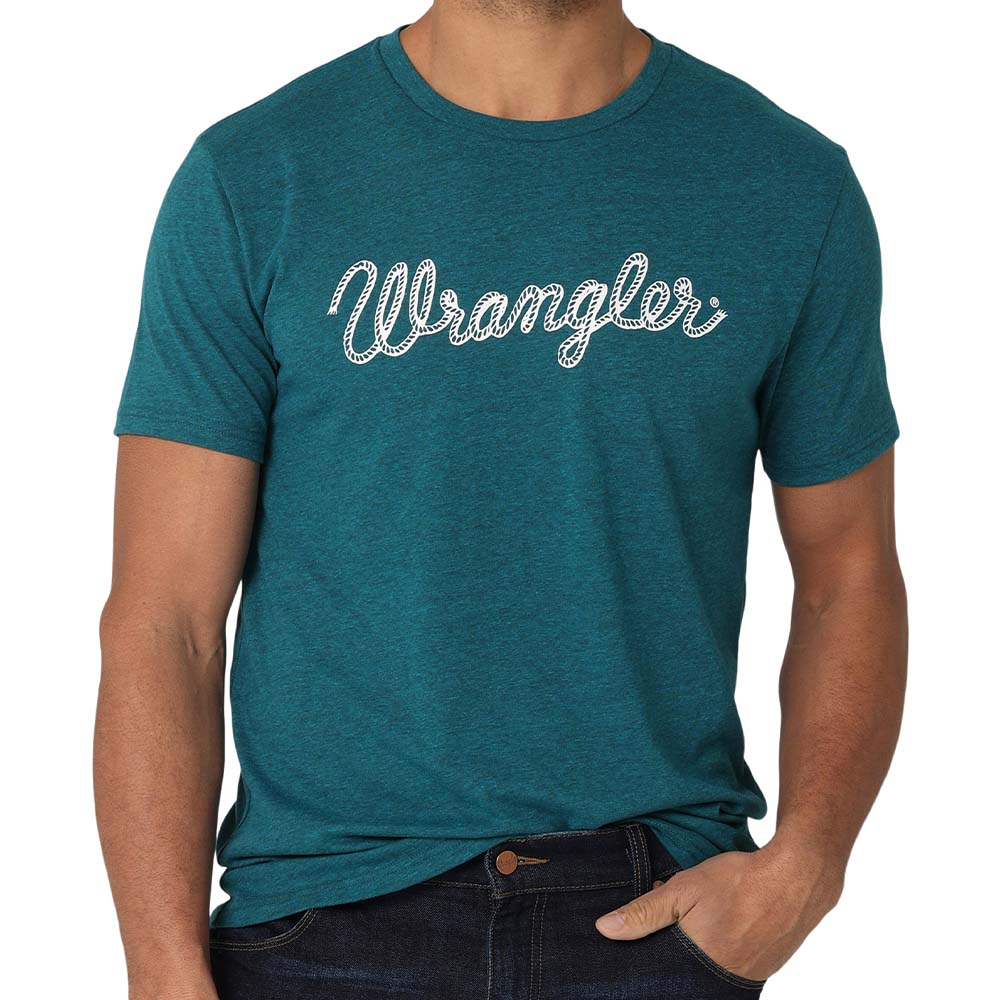 Wrangler Mens Rope Logo T-Shirt - 112325759