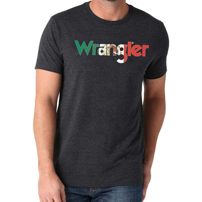 Wrangler Mens Flag Kabel T-Shirt