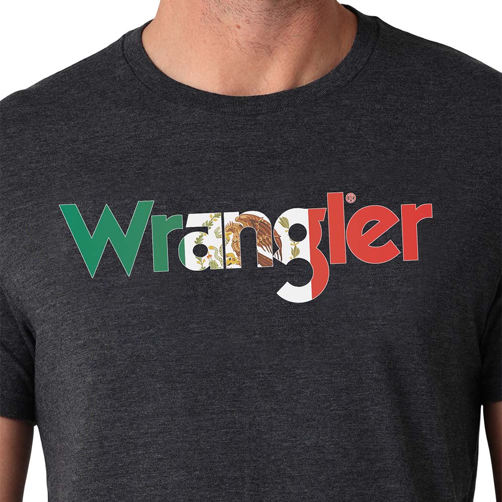 Wrangler Mens Flag Kabel T-Shirt - 112325775