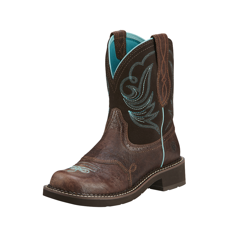 Ariat Womens Fatbaby Heritage Boots In Royal Chocolate