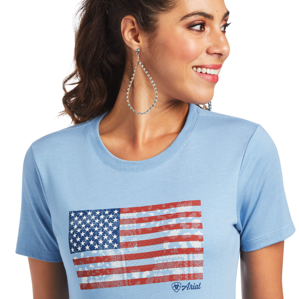 Ariat Womens Paisley Flag T-Shirt