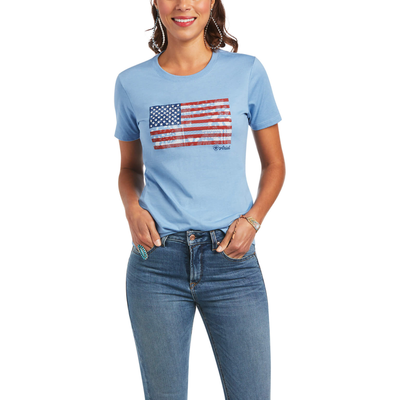 Ariat Womens Paisley Flag T-Shirt