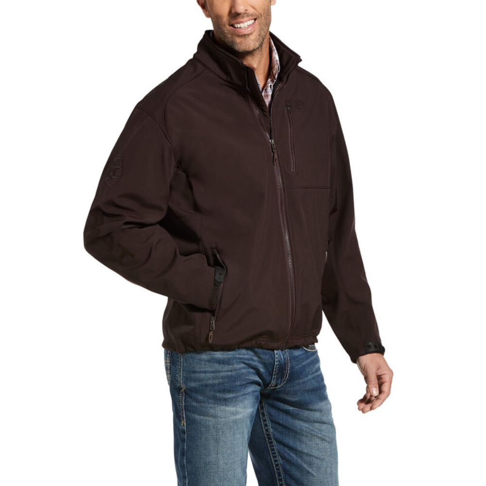 Ariat Mens Logo 2.0 Patriot Coffee bean Jacket 