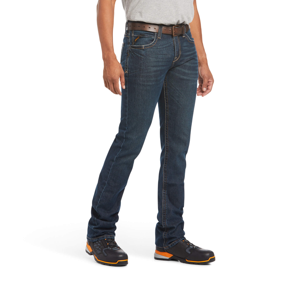 Ariat Mens Rebar M7 Edge Stackable Straight Leg Jeans