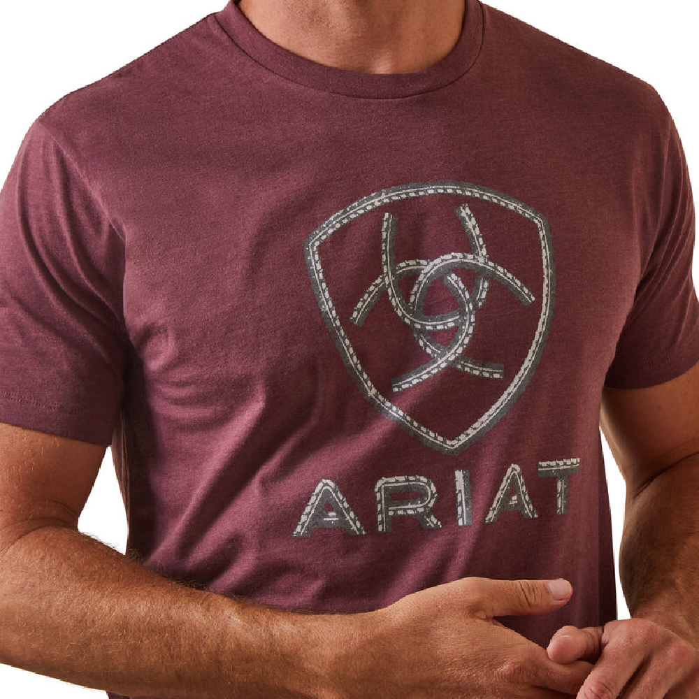 Ariat Mens Steel Bar Logo T-Shirt