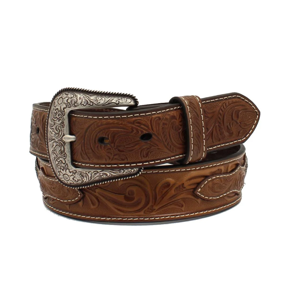 Ariat Mens Tooled Cross Belt 