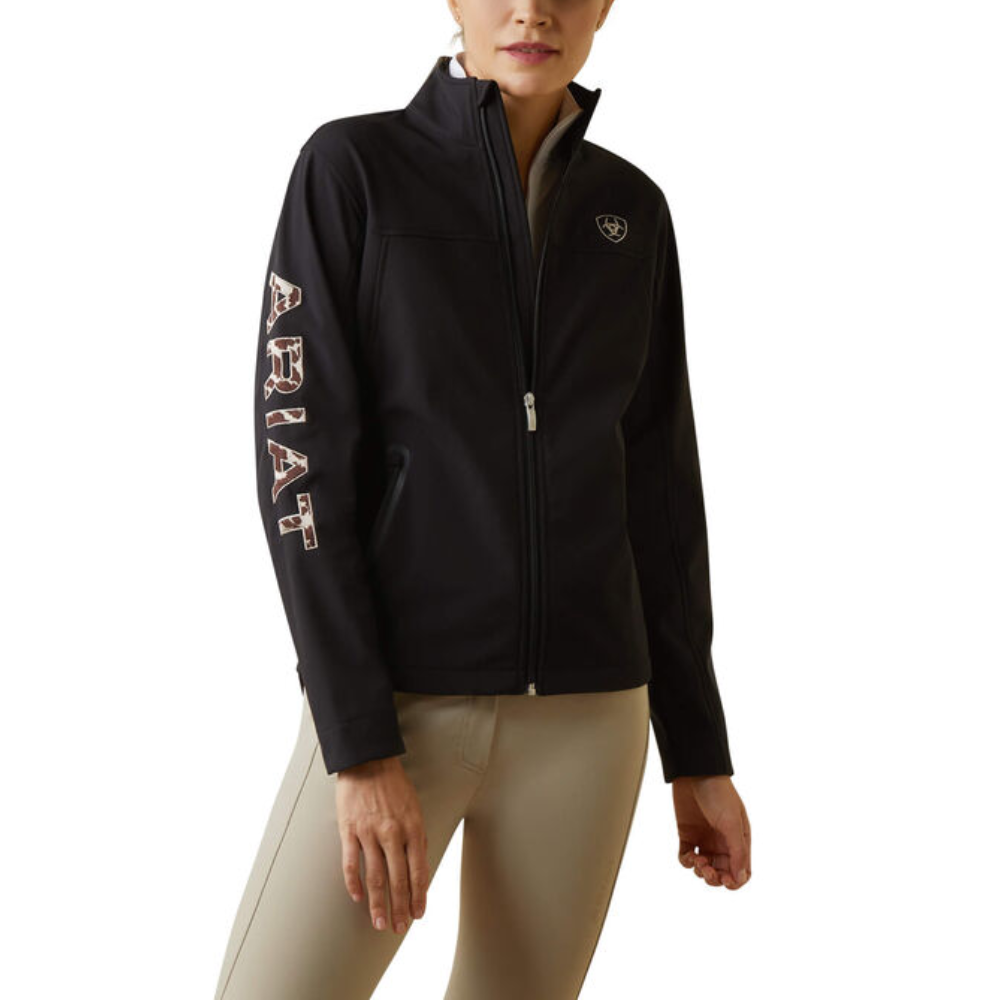 Ariat Womens New Team Black Softshell Jacket