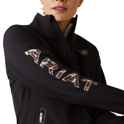 Ariat Womens New Team Black Softshell Jacket
